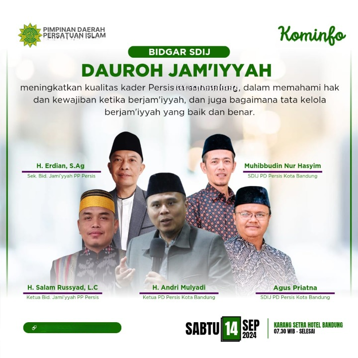 Dauroh Jamiyyah SDIJ PD PERSIS Kabupaten Madiun